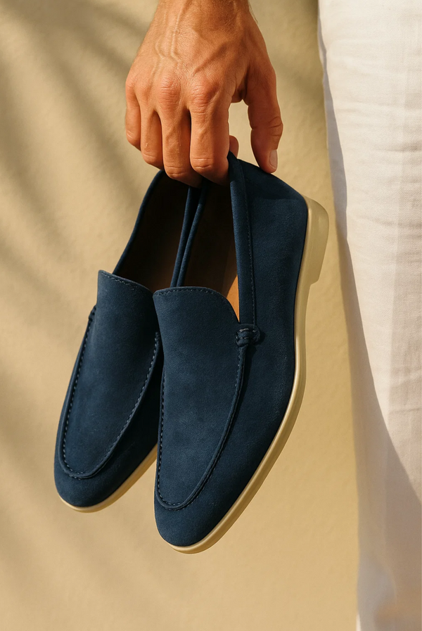 Navy Blue Donati Loafer