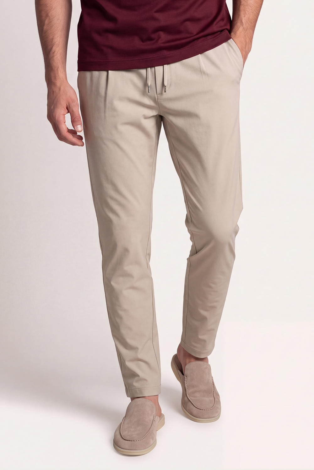 Beige Sarh-Hose