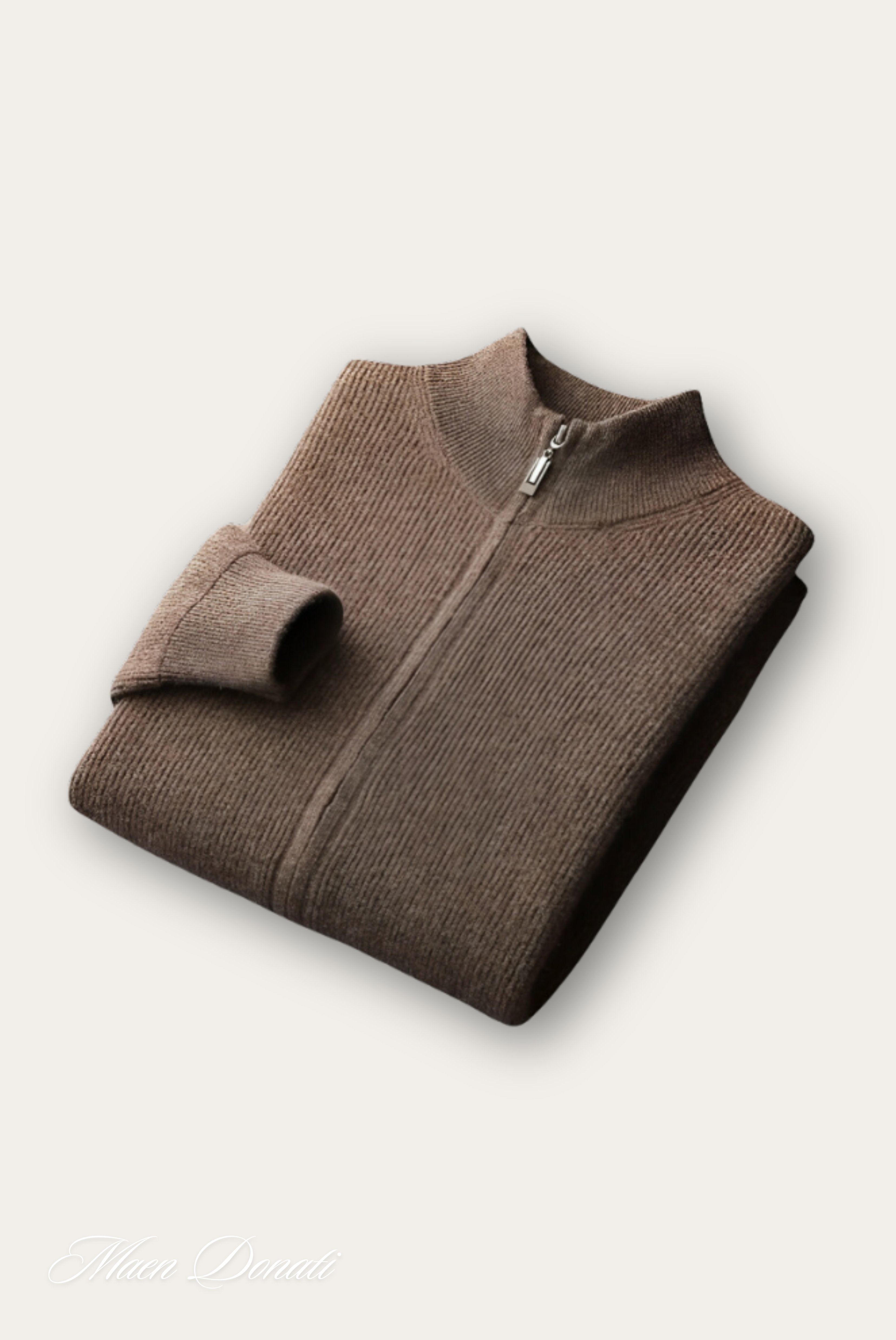 Brown Wool Cardigan