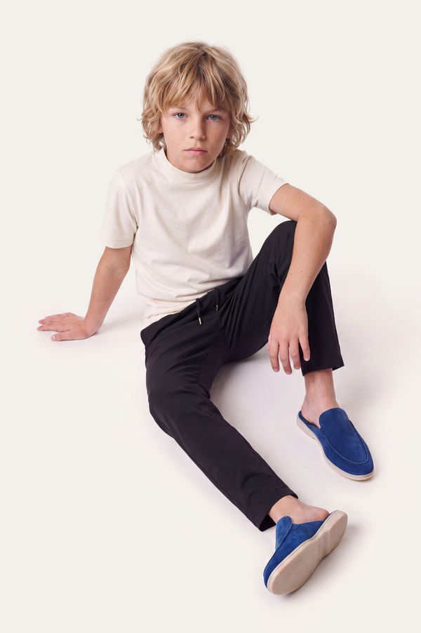 Mules Donati Bleu Marine