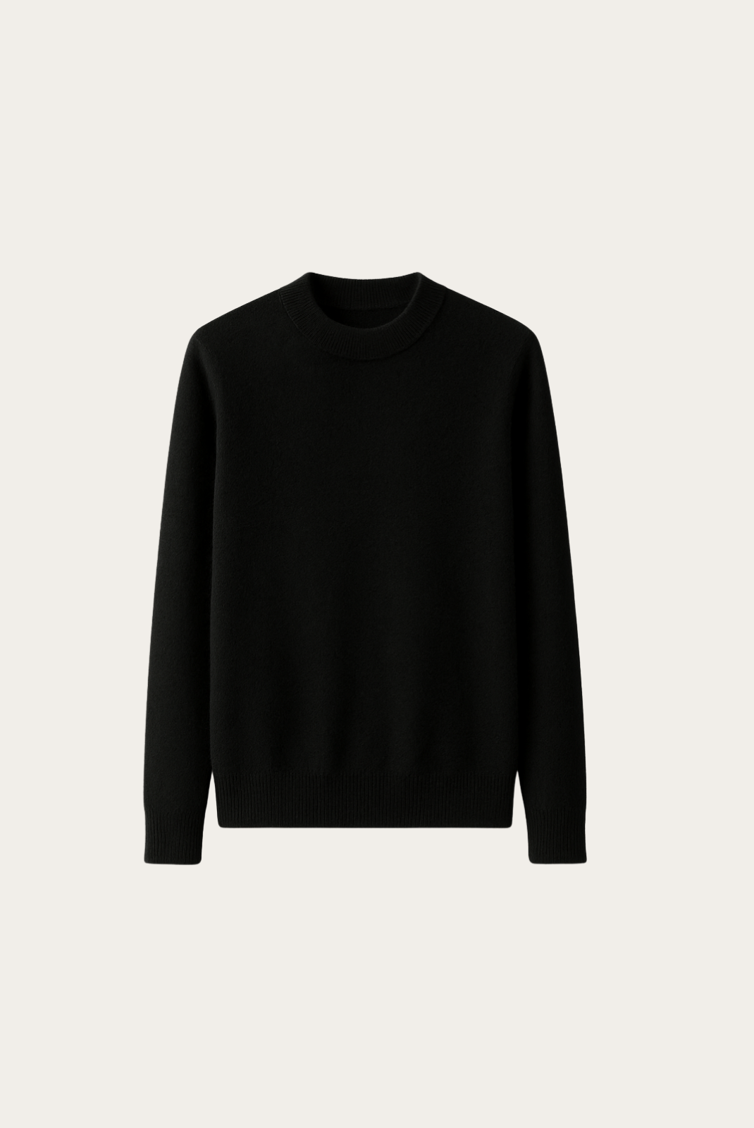 Black Cashmere Crewneck