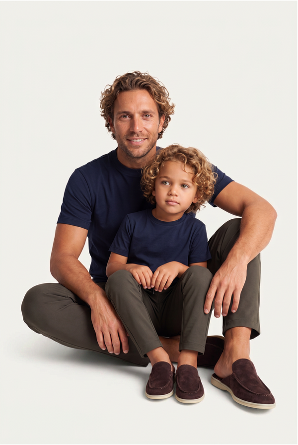 Mules Donati Bleu Marine