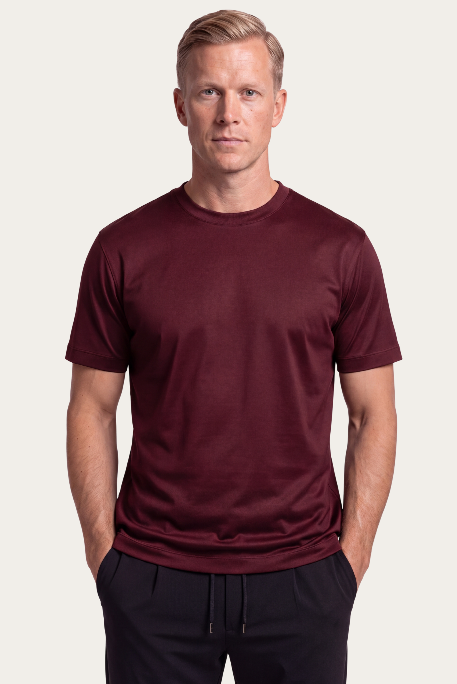 Burgundy Imperial Tee