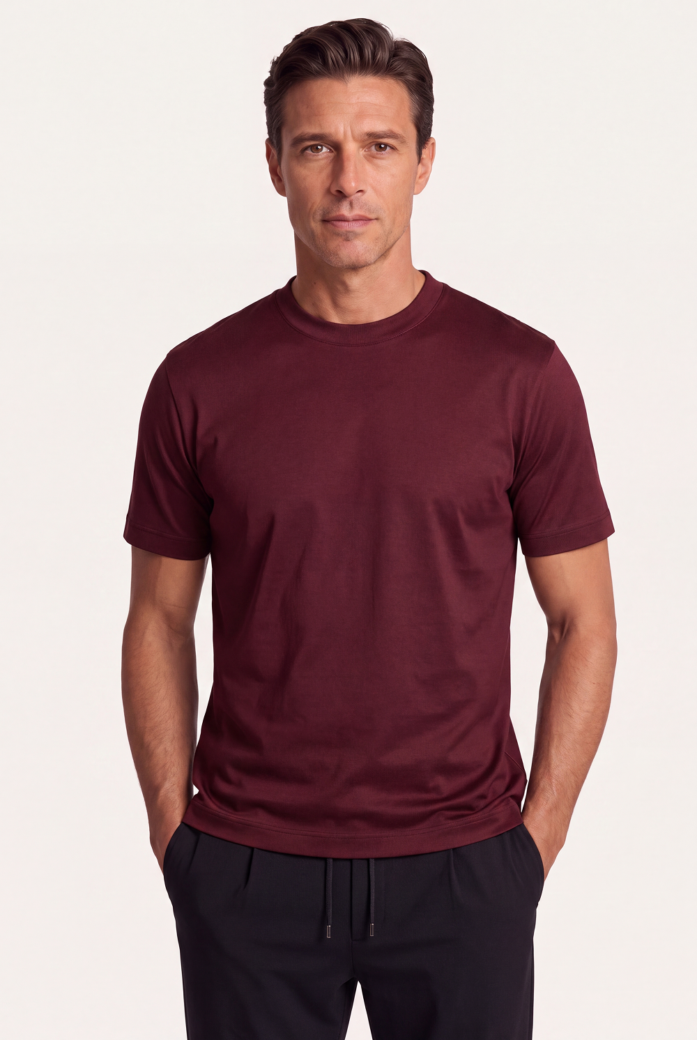 Burgundy Imperial Tee
